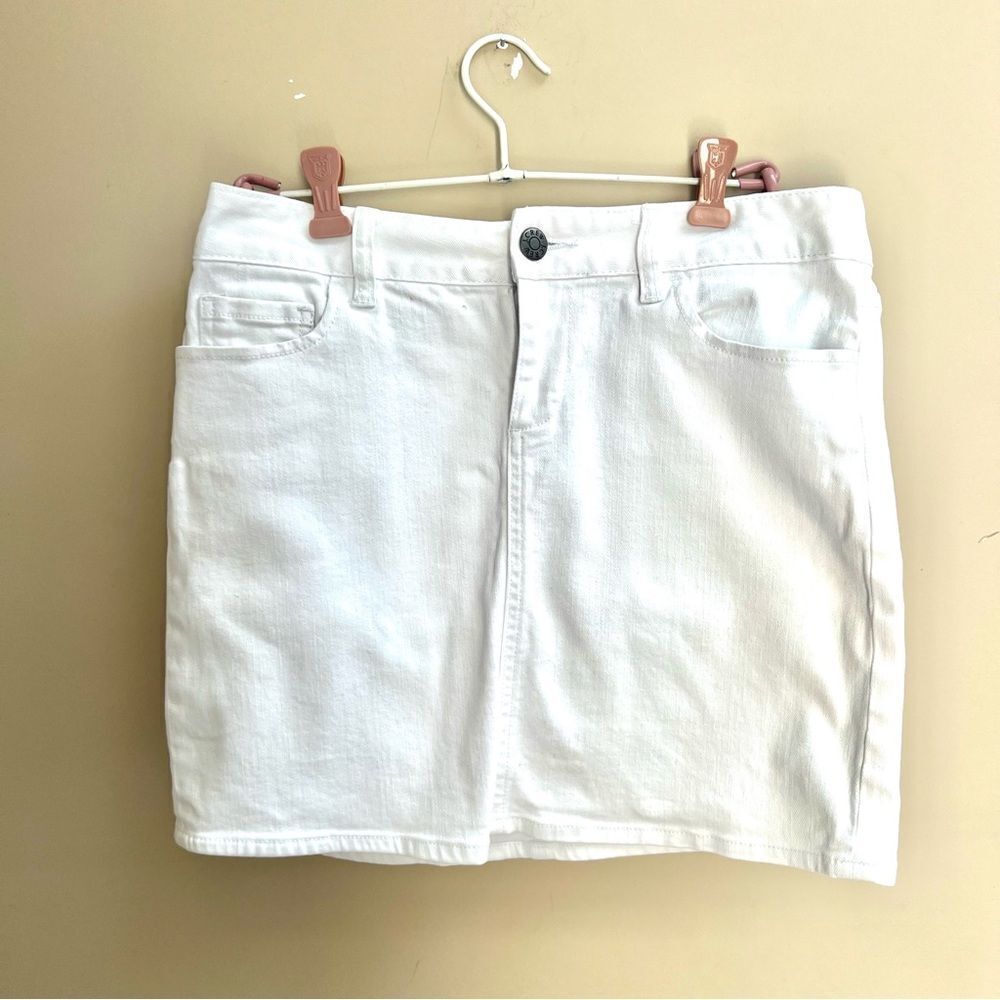 J. Crew White Mini Pencil Skirt Casual Resort Wear